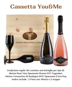 La Palma cassetta in legno 2 vini Youandme