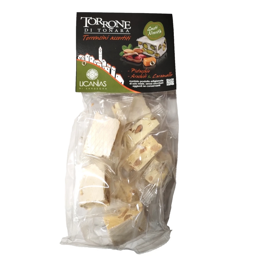 Licanias Torroncini alle Pistacchio Arachidi e Caramello150gr