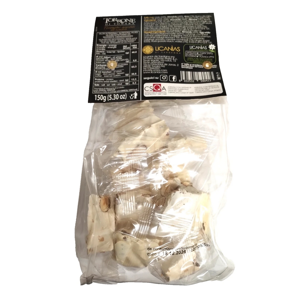 Licanias Torroncini alle mandorle aromatizzati Mirto Limone Zenzero Corbezzolo 150gr - immagine 3