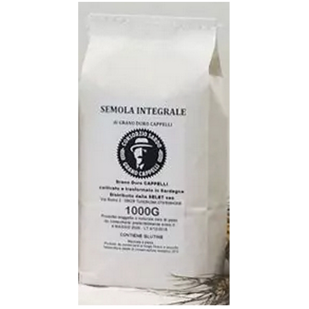 Consorzio Sardo Cappelli Tuili Semola Integrale di grano duro 1000 g - immagine 2